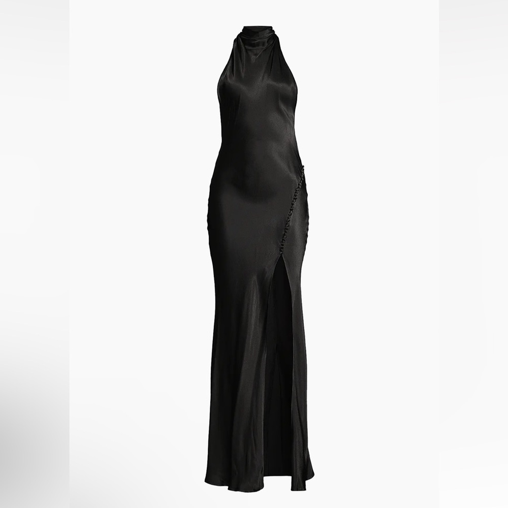 NEW NWT Sau Lee X Revolve Penelope Maxi Gown In Black - Picture 2 of 13